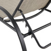 South Beach Aluminum with Banket Sling Chaise Lounge