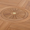 Bristol Teak 70 in. D Table with Lazy Susan