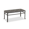 Verona Desert Bronze Cast Aluminum with Cushions 3 Piece Sofa Group + 42 x 21 in. Coffee Table