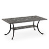 Naples Aged Bronze Cast Aluminum 45 x 24 in. Coffee Table