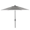 Tempo 9 ft. LED Solar Aluminum Market Umbrella