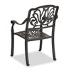 Cadiz Aged Bronze Cast Aluminum with Cushions 7 Piece Dining Set + 72 x 42 in. Table -