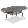 Cadiz Cast Aluminum with Cushions 7 Piece Swivel Dining Set + 72 x 42 in. Table -