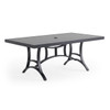 Hill Country Aged Bronze Aluminum 72 x 42 in. Dining Table -