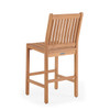 Eastchester Natural Stain Solid Teak Armless Barstool