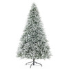 10 ft. Flocked Noble Fir Full Christmas Tree with 4000 LED Lights 10 ft. Flocked Noble Fir Full Christmas Tree with 4000 LED Lights