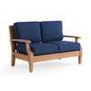 Grand Banks Teak with Cushions Loveseat