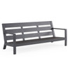 Montecito Charcoal Aluminum with Cushions Sofa