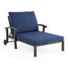 Fairmont Aged Bronze Aluminum with Cushions Double Chaise Lounge