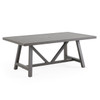 Fairmont Aged Bronze Aluminum with Sling 7 Piece Combo Dining Set + 70 x 42 in. Table
