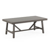 Fairmont Aged Bronze Aluminum with Cushions 4 Piece Sofa Group + 48 x 26 in. Coffee Table