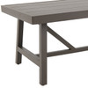 Fairmont Aged Bronze Aluminum with Cushions 5 Piece Sectional + 48 x 26 in. Coffee Table