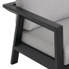 St. Lucia Midnight Aluminum with Cushions 4 Piece Swivel Sofa Group + 43 x 22 in. Coffee Table