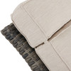Tangiers Canola Seed Outdoor Wicker with Charmer Limestone Cushions Recliner