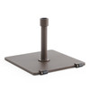 Tempo 88 lb. EZ-Lock Galvanized Steel Umbrella Base with Wheels