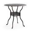 Naples Aged Bronze Cast Aluminum 42 in. D Bar Table