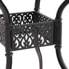 Naples Aged Bronze Cast Aluminum 42 in. D Bar Table