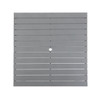 Soho Slate Grey Aluminum 46 in. Sq. Slat Top Dining Table -
