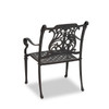 Naples Aged Bronze Cast Aluminum Dining Chair