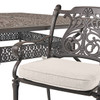 Naples Cast Aluminum with Cushions 11 Piece Dining Set + 90 x 64 in. Table