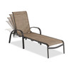 Malibu Java Aluminum with Desert Wicker Sling Chaise Lounge Malibu Java Aluminum with Desert Wicker Sling Chaise Lounge