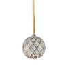 7.9 in. Gold and Diamond Glass Hanging Ball with 40 Micro LED Warm White Lights 7.9 in. Gold and Diamond Glass Hanging Ball with 40 Micro LED Warm White Lights