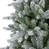 6.9 ft. Frosted Killington Fir Slim Christmas Tree, Unlit