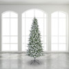 7.9 ft. Frosted Killington Fir Slim Christmas Tree, Unlit