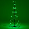 5.9 ft. Color Changing Cone Tree with 265 LED Multicolor Lights