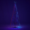 7.9 ft. Color Changing Cone Tree with 355 LED Multicolor Lights