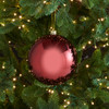 5.5 in. Burgundy Shatterproof Ball Ornament