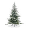 7.4 ft. Snowy Norway Spruce Classic Christmas Tree with 1000 Micro LED Clear Lights