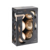 In-Store Only - 3 in. Pearl Shatterproof Ball Ornaments, Set of 6