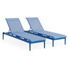 West Palm Pacific Blue Aluminum with Air Blue Sling 2 Piece Chaise Lounge Set West Palm Pacific Blue Aluminum with Air Blue Sling 2 Piece Chaise Lounge Set