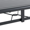 Siena Coal Aluminum 84 x 44 in. Dining Table