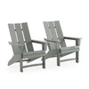 Newport Polymer 2 Piece Set XL Modern Adirondack Chairs