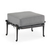 Naples Aged Bronze Estate Cast Aluminum Ottoman