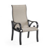 Key West Rustic Bronze Aluminum with Sling 7 Piece Dining Set + 70 x 40 in. Table