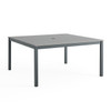 Sonoma Aluminum with Poly Rattan Slat Top 59 in. Sq. Dining Table