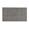 Sonoma Aluminum with Poly Rattan Slat Top 72 x 40 in. Dining Table