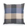 18 inch Indigo Check Pillow