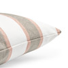 18 inch Shale Napa Stripe Pillow