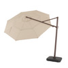 Tempo 10 ft. x 13 ft. Zurich LED Solar Aluminum Cantilever Umbrella