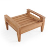 Grand Banks Teak with Cushion Ottoman