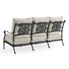 Naples Aged Bronze Estate Cast Aluminum Sofa With Cushion