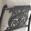Naples Aged Bronze Estate Cast Aluminum Club Chair With Cushion
