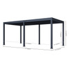 Grand Tuscan Louvered Pergola 10x20