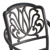 Roma Black Gold Cast Aluminum with Cushion Swivel Rocker