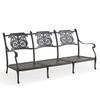 Naples Aged Bronze Estate Cast Aluminum Sofa