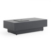 Laguna Aluminum Rectangular 63 in. x 31 in. Gas Fire Pit Table